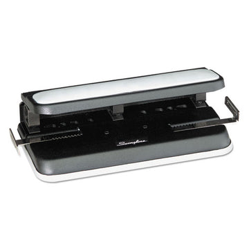 Swingline® 32-sheet Easy Touch Two- To Three-hole Punch With Cintamatic Centering, 9-32" Holes, Black-gray freeshipping - TVN Wholesale